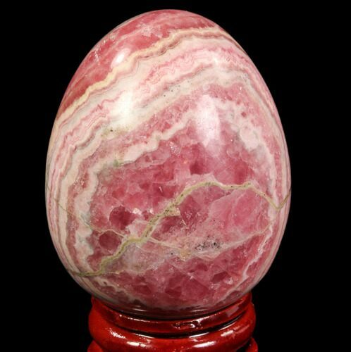 Polished Rhodochrosite Egg - Argentina #79267